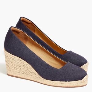 J. Crew Factory Size 6 Wedge Espadrilles